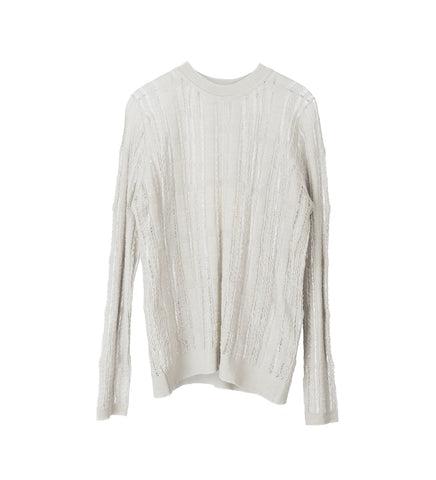 FORMAL ROUNDNECK CLOUD GREY TECH COTTON