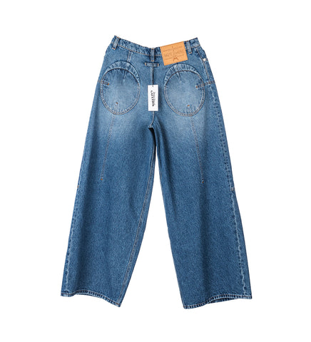 THE LOOSE DENIM JEANS VINTAGE BLUE