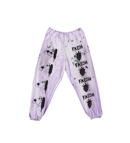 SNOOPY FRESH SWEAT PANT DIRTY LAVENDER