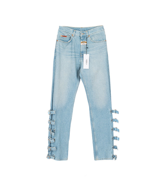 BUCKLE JEAN BLEACHED WASH