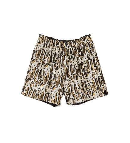 4SDESIGNS ACTIVITY SHORT KAKI/BLACK
