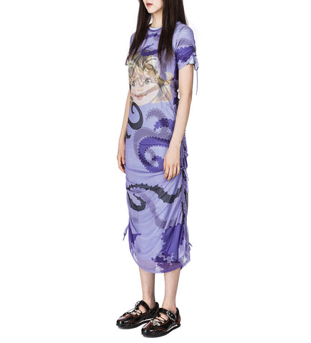 BALLAST SHORT SLEEVE DRESS BLUE/PURPLE