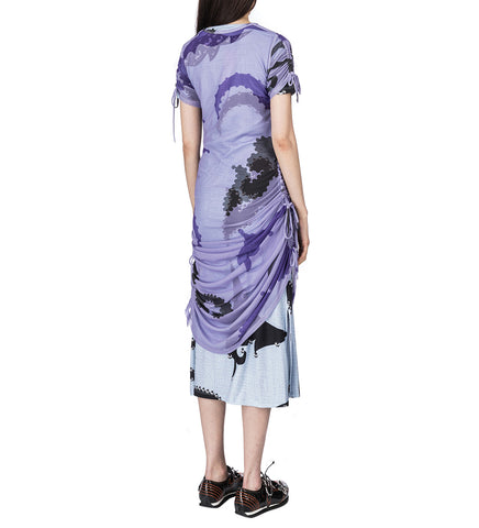 BALLAST SHORT SLEEVE DRESS BLUE/PURPLE