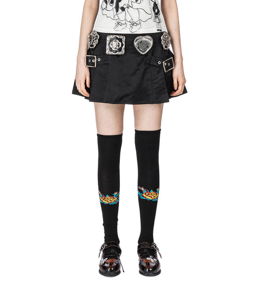 BIGGITY MINI SKIRT BLACK