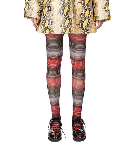 STRIPE MESH LEGGINGS MULTI