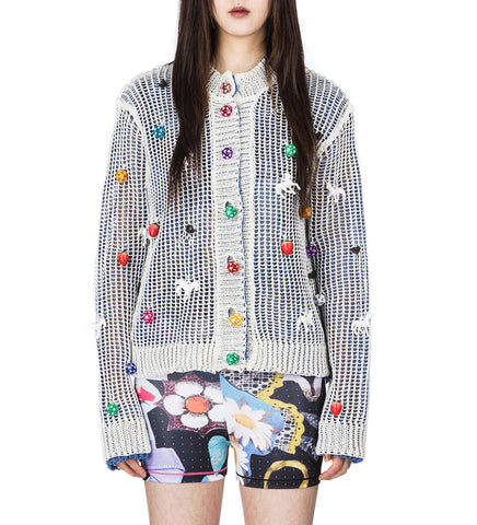 TRIP TRIP CARDIGAN CREAM