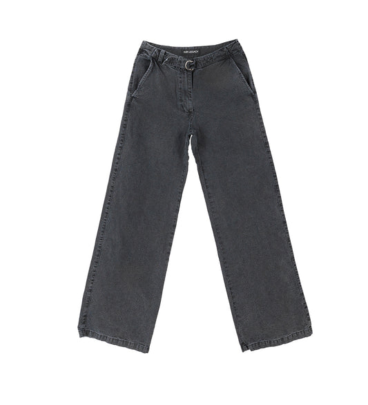 HARBOUR TROUSER BLACK ENZYME CANCAS