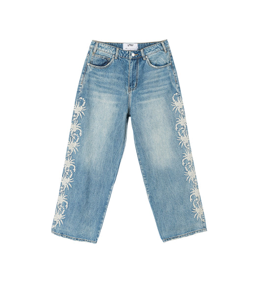 STRIPE SCORP JEANS LIGHT WASH