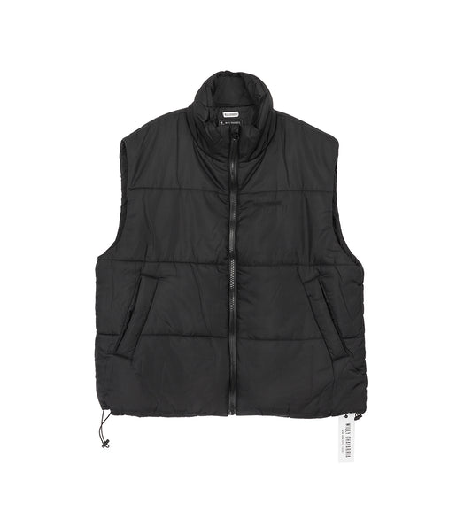 DROOPY PUFF VEST BLACK