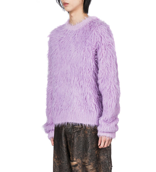 TEXTURE SWEATER PURPLE
