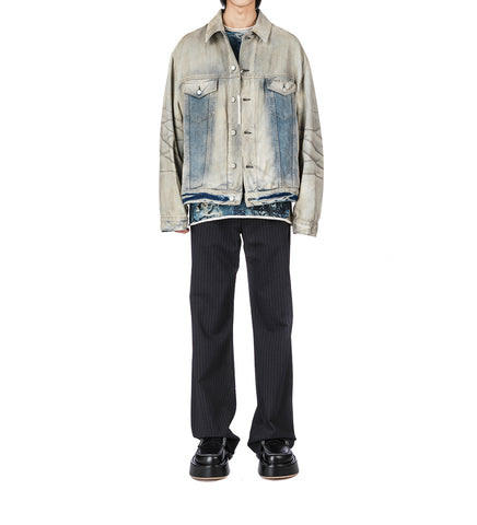 DENIM OVERSIZED FIT JACKET LIGHT BLUE