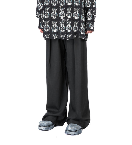 LOGO TAPE PANT CHARCOAL GREY