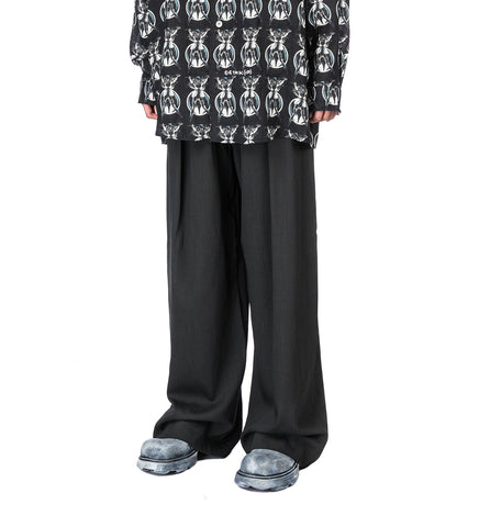 LOGO TAPE PANT CHARCOAL GREY