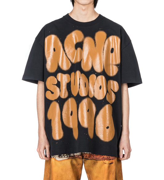 POP LOGO T-SHIRT RELAXED FIT BLACK