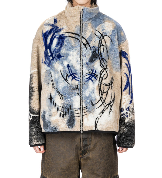 TEDDY JACQUARD JACKET BEIGE