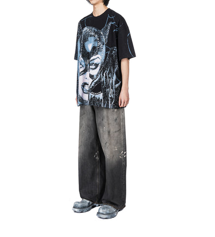 DC PRINT T-SHIRT BLACK