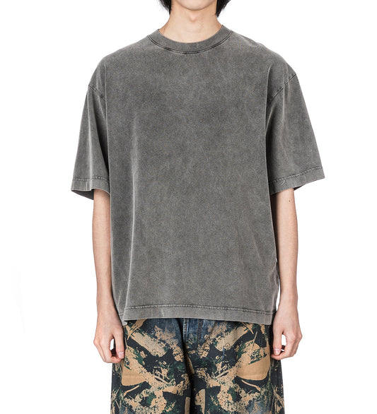 RELAXED FIT CREWNECK T-SHIRT FADED BLACK