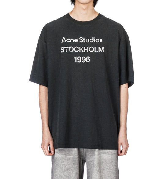 RELAXED FIT LOGO T-SHIRT FADED BLACK