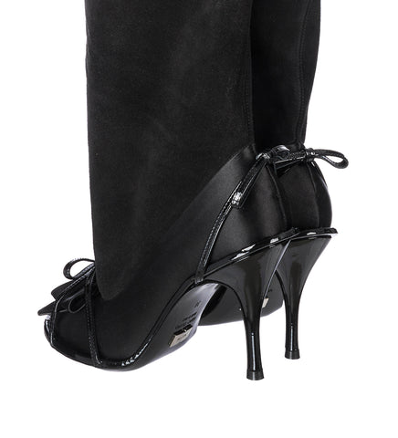 DOUBLE THIGH HIGH BLACK