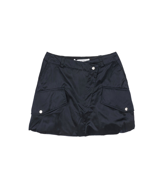 PADDED CARGO MINI SKIRT NAVY