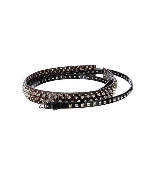TRIPPLE BELT BLACK/BROWN
