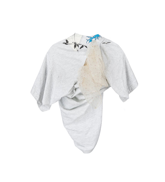 TWISTED NIGHTGOWN T-SHIRT MULTI SMALL