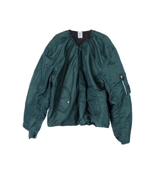 REVERSIBLE BOMBER JACKET BLACK/BLUE