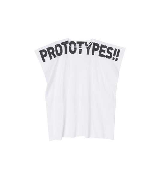 WAFFLE MUSCLE TEE WHITE