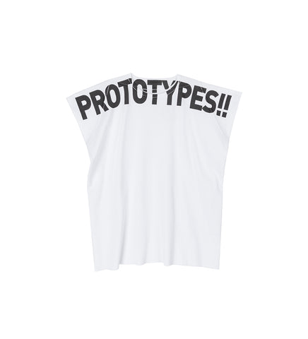 WAFFLE MUSCLE TEE WHITE