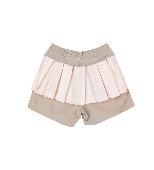 REVERSIBLE CARGO SKIRT ARMY/LIGHT PINK