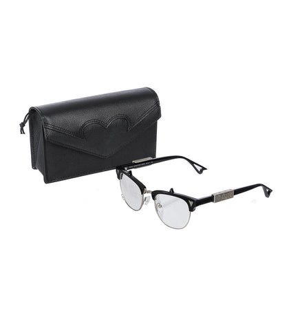 HARD EYE CLEAR GLASSES BLACK