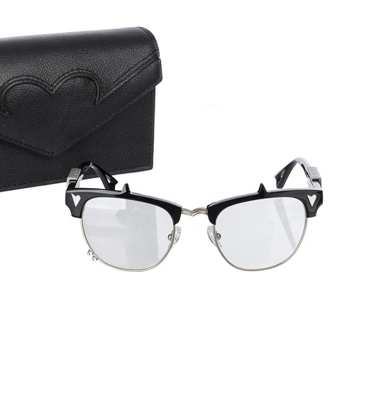 HARD EYE CLEAR GLASSES BLACK