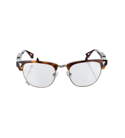 HARD EYE CLEAR GLASSES TORTOISE