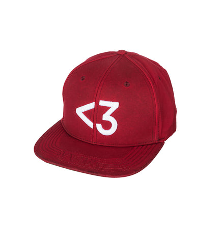 <3 SNAPBACK RED
