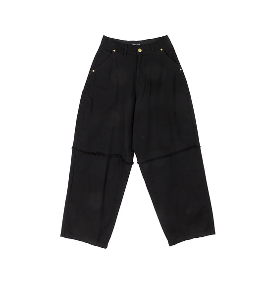 TRIPLE KNEE TROUSERS BLACK