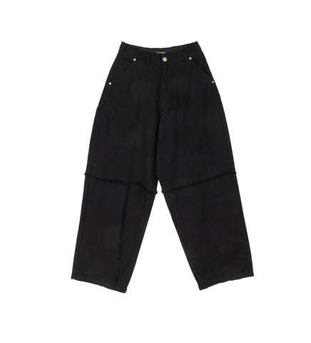 TRIPLE KNEE TROUSERS BLACK