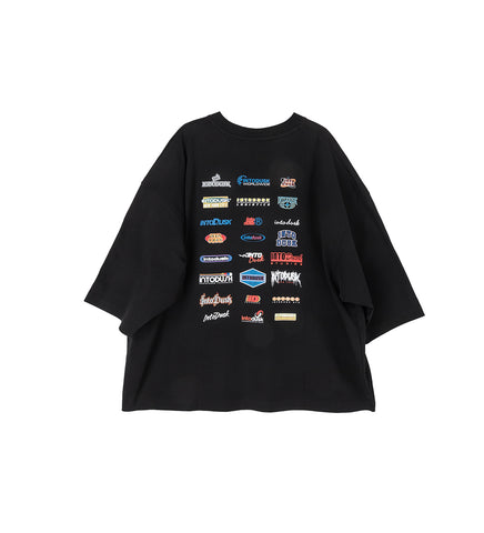 MULTI LOGO TEE BLACK