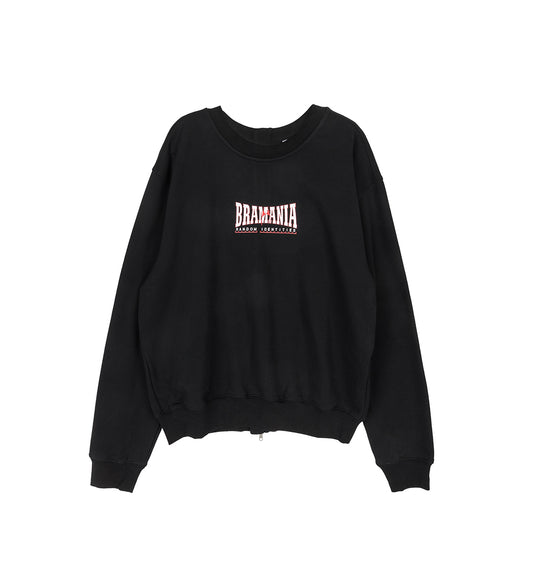 BRAMANIA CREWNECK SWEATSHIRT BLACK