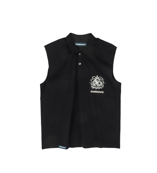 RICHARD MUSCLE TANK POLO EUPHORIC BLACK