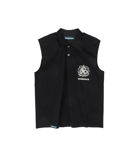 RICHARD MUSCLE TANK POLO EUPHORIC BLACK