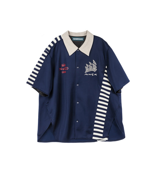 BILL WARM UP SHIRT MIDNIGHT SEA