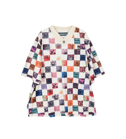 CHECKER BOARD SPORTS TOP MULTI COLOR
