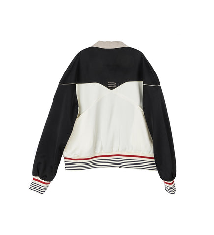 CAMBY CUBAN TRACK JACKET TUX WHITE