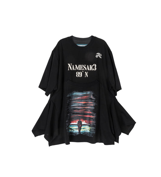 COLLINS ROWING TEE EUPHORIC BLACK