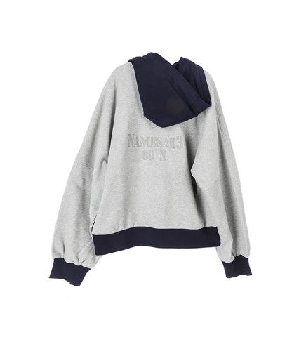 RASHI PULLOVER SAIL HOODIE OYSTER GREY
