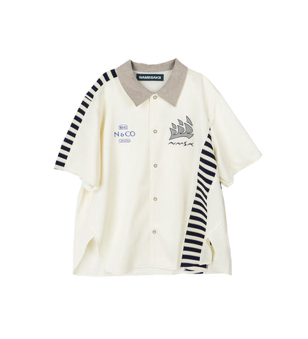 BILL WARM UP SHIRT CANNOLI CREAM