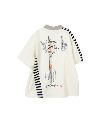 BILL WARM UP SHIRT CANNOLI CREAM