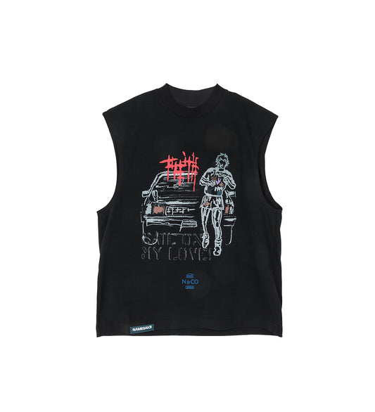 EVANS TERRY FOX TANK EUPHORIC BLACK