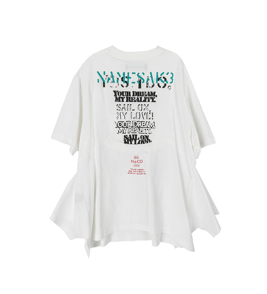 COLLINS ROWING TEE SEA SALT WHITE