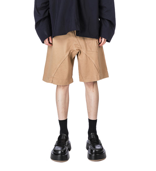 TWISTED WORKWEAR SHORTS FLAX